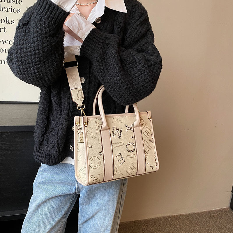 Wholesale Wide Shoulder Strap PU Handbag Crossbody Bag
